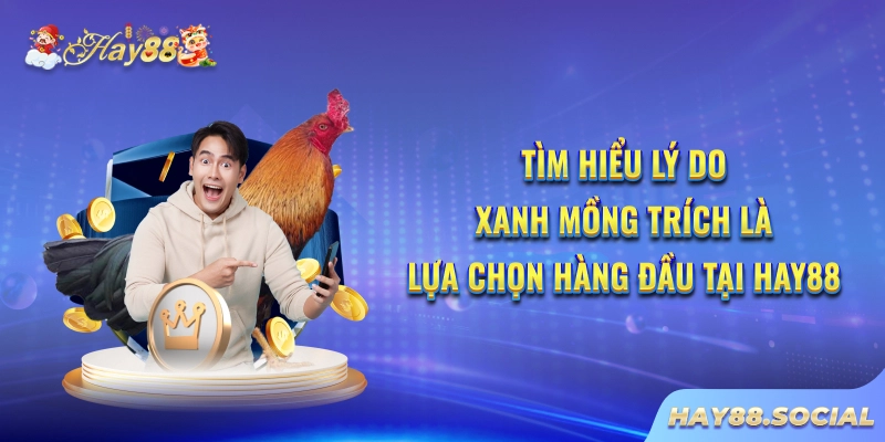 Tìm hiểu lý do Xanh Mồng Trích là lựa chọn hàng đầu tại Hay88