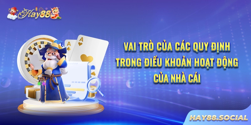 Vai trò của các quy định trong điều khoản hoạt động của nhà cái